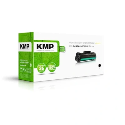 Abbildung von KMP Toner C T27 schwarz kompatibel zu Canon 728 BK