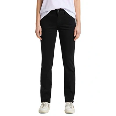Abbildung von Mustang Julia Jeans Straight Leg, Damen, Größe: 32x30, Black denim