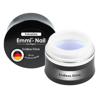 Abbildung von Emmi Nail Futureline Endless Shine I Versiegelungsgel für Gelnägel Hochglanz Top coat Gel UV Dünnviskos Kratzfest &amp; mit glänzendem Finish 30ml
