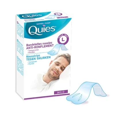 Abbildung von Quies Anti Schnarch 24 Nasenpflaster L