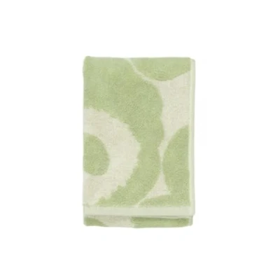 Abbildung von Marimekko Unikko Guest Towel 30x50 cm, 50 x 30 Off White, sage