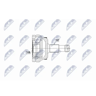 Abbildung von PASCAL G1M019PC Gelenk, Antriebswelle Hinterachse, radseitig MERCEDES BENZ: E Klasse Limousine, CLS Coupe, T modell