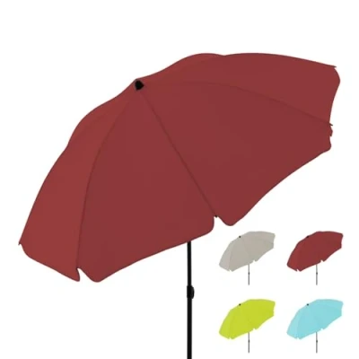 Abbildung von derby Strandschirm, Mittelmast, ⌀ 196 cm, bordeaux