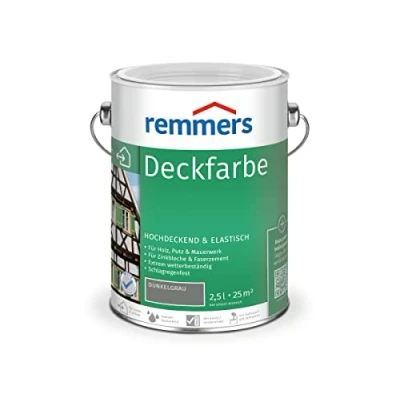 Abbildung von Remmers Wetterschutzfarbe Deckfarbe anthrazitgrau (RAL 7016) 2,5 Liter