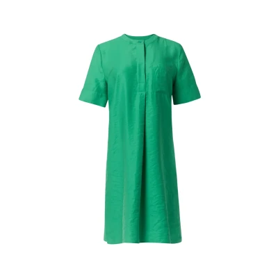 Abbildung von comma casual identity MINI MIT Webstruktur Blusenkleid, Damen, Größe: 34, Smaragd