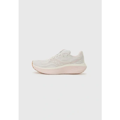 Abbildung von Saucony Ride 18 Damen Sneaker, Quarz/Pfingstrose, 37 EU
