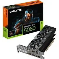Abbildung von Gigabyte GeForce RTX 5060 OC Low Profile 8G Grafikkarte 8GB GDDR7, 128bit, PCI E 5.0, 2512 MHz Kerntakt, 3 x DisplayPort, 1 HDMI, GV N5060OC 8GL