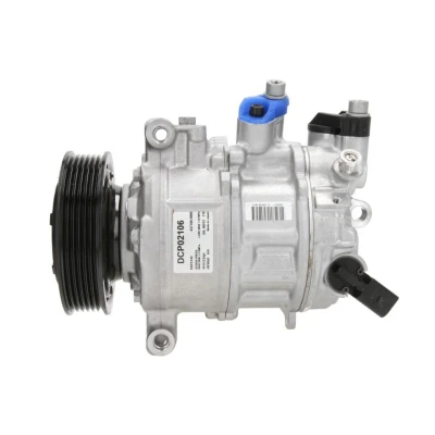 Abbildung von DENSO DCP02106 Kompressor 6SES14C PAG 46 YF R 134a, 1234yf AUDI: A4 B9 Allroad, A6 C7 Avant, Limousine