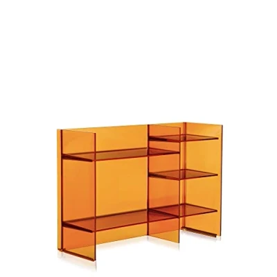 Abbildung von Kartell Sound Rack, Bambus, Amber, 26 x 53 75 cm