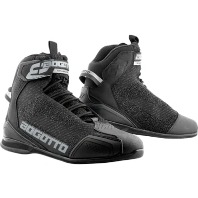 Abbildung von Bogotto Tokyo perforierte Motorrad Schuhe Motorradstiefel Perforiert
