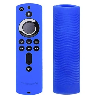 Abbildung von MEYANG Silikon Hülle Schutzhülle Für Fernbedienung TV Remote Control Case Silikonhülle Leuchtendes Anti Lost Silikongehäuse Fire Stick 4K / (3. Generation) Cube
