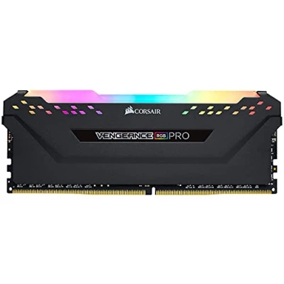 Abbildung von Corsair Vengeance RGB PRO 8GB (1x8GB) DDR4 3200 (PC4 25600) C16 Arbeitsspeicher, AMD Ryzen optimiert schwarz