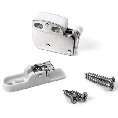 Abbildung von SO TECH® Federschnäpper Türschnapper Mini Latch inkl. Halteplatte verbesserte Ausführung Stahl verzinkt