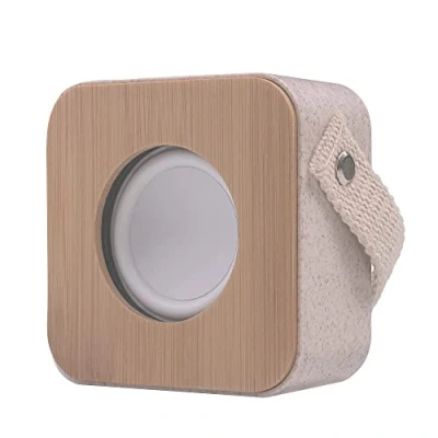 Abbildung von MarsGaming MS ECO, Ökologischer Bluetooth 5.1 Lautsprecher, Organisch Material Wheat Straw und Bambus, Kompakte Größe, MSECO, Grau