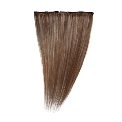 Abbildung von Love Hair Extensions Einteilige 100% Echthaar Clip In maximales Volumen Farbe 30 Dunkelblond 46cm, 1er Pack (1 x 35 g)