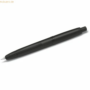 Abbildung von Pilot Pen Füllhalter Füllfederhalter Capless Black Feder F 18 Kt. rhodiniertes Gold