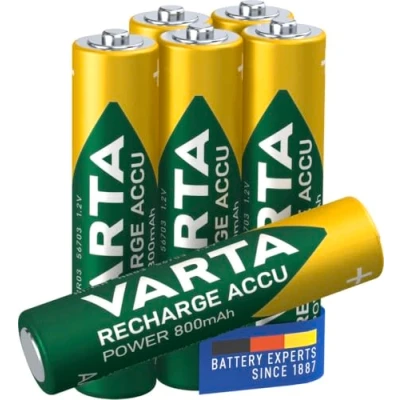 Abbildung von VARTA Recharge Accu Recycled AAA 800 mAh Akkupacks Micro (6 St)
