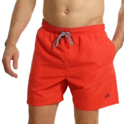 Abbildung von RIPT Herren Essentials Quick Dry UV 50 Sonnenschutz Badeshorts Badehose, Türkis, L
