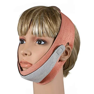 Abbildung von JewelryWe Gesicht Abnehmen Maske, Damen V Kinn Wange anheben Maske Gürtel Band Bügel Schutzmaske Gesichtsmaske, Anti Aging &amp; Face Slimming Gesichtsbandage Gesichtsformer