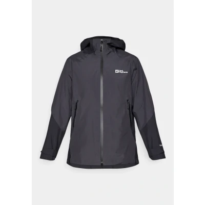 Abbildung von Jack Wolfskin Unbound Adventure Regenjacke / wasserabweisende Jacke, Damen, Größe: Small, Phantom