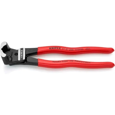 Abbildung von Knipex 61 01 200, Bolzenschneiderzange, Chrom Vanadium Stahl, Kunststoff, Rot, 200 mm, 435 g
