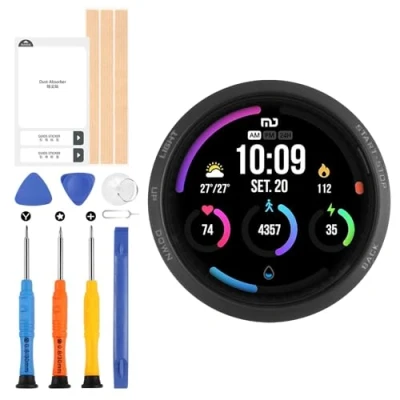 Abbildung von LCD Display für Garmin Forerunner 935 010 01746 00 GPS Watch Smartwatch Touchscreen Montage Ersatz Glasschirm Digitizer mit Werkzeugen