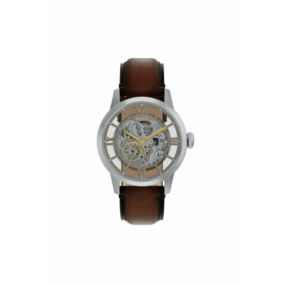 Abbildung von FOSSIL Herren Analog Automatik Uhr mit Leder Armband ME3270