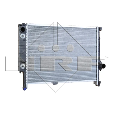Abbildung von NRF EASY FIT 507619 Kühler, Motorkühlung Aluminium 551 405 42 mit Kolbenclip Kühlrippen gelötet BMW: 3 Limousine, Touring