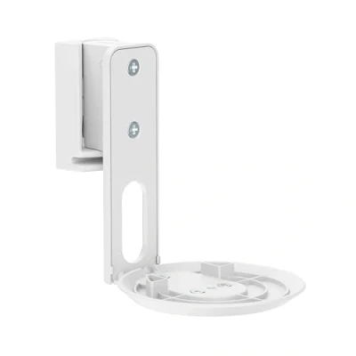 Abbildung von PureMounts Lautsprecher Halterung für Sonos Era 100, Wandhalterung mit Kabelmanagement, Schwenkbar +/ 45, Neigbar 0/ 18, 3Kg Tragkraft, weiß