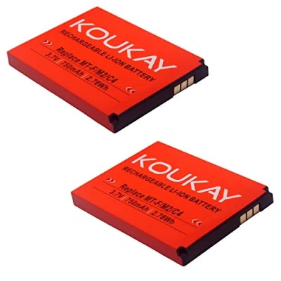 Abbildung von 2X Akku für AVM Fritz!Fon MT F M2 C4 C5 312BAT016 312BAT006 FritzFon DECT MTF mit 750mAh