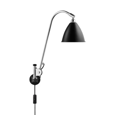 Abbildung von GUBI Bestlite BL6 Wandleuchte chrom/schwarz