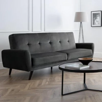 Abbildung von Julian Bowen Monza Sofa, Zweisitzer, dunkelgrau