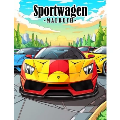 Abbildung von Sportwagen: Entdecke den Nervenkitzel von Hochleistungsfahrzeugen! Perfekt für Kinder im Alter 10 14 Jahren