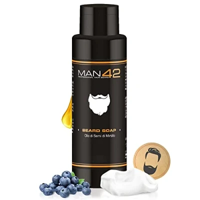 Abbildung von MAN42 Bart Seife, Bartshampoo, Männer Beard Soap, 100ml