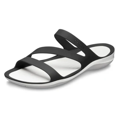 Abbildung von Crocs Damen Swiftwater W Sandalen, Black White, 37/38 EU