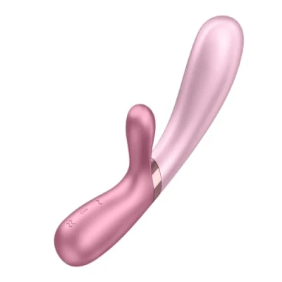 Abbildung von Satisfyer, Bluetooth Rabbit, Hot Lover Connect App&#039;, 20 cm, wasserdicht (IPX7), wiederaufladbar, hautfreundliches Silikon