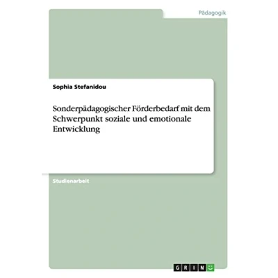 Abbildung von Sonderpädagogischer Förderbedarf mit dem Schwerpunkt soziale und emotionale Entwicklung