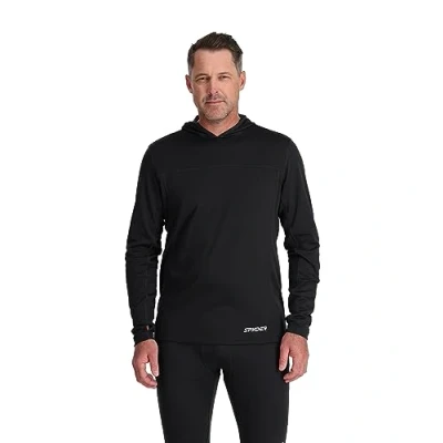 Abbildung von Spyder Charger Kapuzenpullover, Herren, Größe: Large, Black