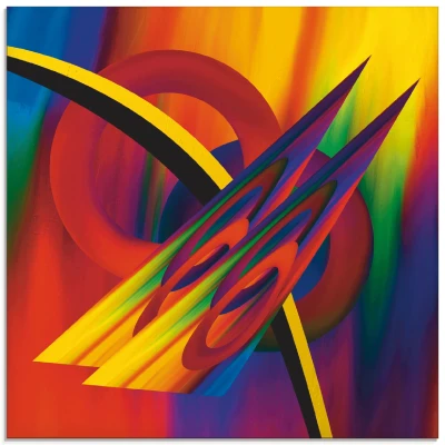 Abbildung von Artland Glasbild &quot;Modern Bunt&quot;, Muster, (1 St.), in verschiedenen Größen
