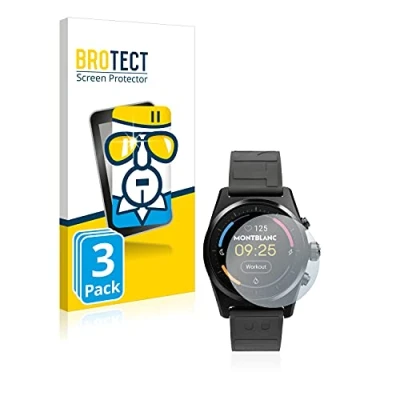 Abbildung von BROTECT (3 Stück Panzer Schutz Glas für Montblanc Summit Lite 9H Echtglas, Displayschutz