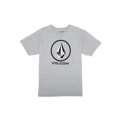 Abbildung von Volcom Men&#039;s Crisp Stone Heather Gray Short Sleeve T Shirt XL