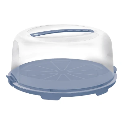 Abbildung von Rotho Backblech Tortenglocke Fresh hoch horizon blau, Eiche