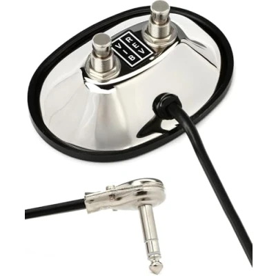 Abbildung von Fender 2 Button Vintage Style Footswitch: Vibrato/Reverb On/Off with 1/4&quot; Jack