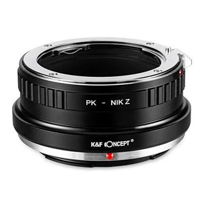 Abbildung von K&amp;F Concept PK NIK Z Bajonettadapter Objektiv Ring für Pentax K auf Nikon 7 und 6 Spiegellose Vollformatkamera