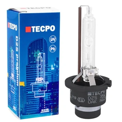 Abbildung von TECPO D2S Xenon Brenner Premium 12V 35W 4300K KALTWEIß Scheinwerfer Lampe Audi VW BMW Mercedes FERNLICHT ABBLENDLICHT P32d 2 E11