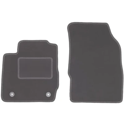 Abbildung von Wielganizator Automatte Passend für Ford Fiesta MK7 Schrägheck 2011 2017 Velours Autozubehör Auto Fußmatten Fußmatte 2 teilig Graphit