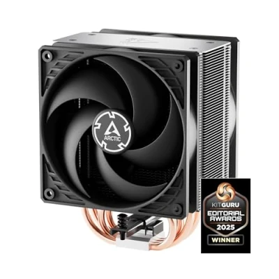 Abbildung von ARCTIC Freezer 36 Single Tower CPU Kühler mit Push Pull, Zwei druckoptimierte 120 mm P Lüfter, Hydrodynamisches Gleitlager, 2001800 RPM, 4 Heatpipes, inkl. MX 6 Wärmeleitpaste