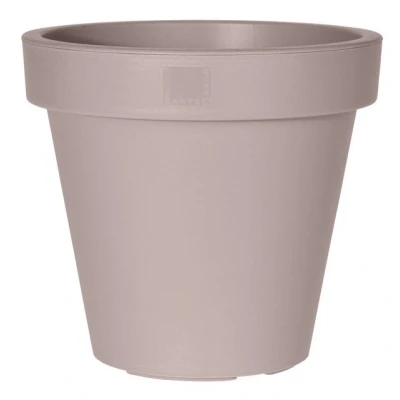 Abbildung von Spetebo Pflanzkübel Kunststoff rund XXS Ø 20 cm beige (Stück, 1 St., Blumentopf), klassischer runder für den Garten