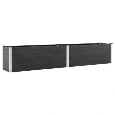 Abbildung von vidaXL Hochbeet Garten 200x50x54 cm WPC Grau (1 St)