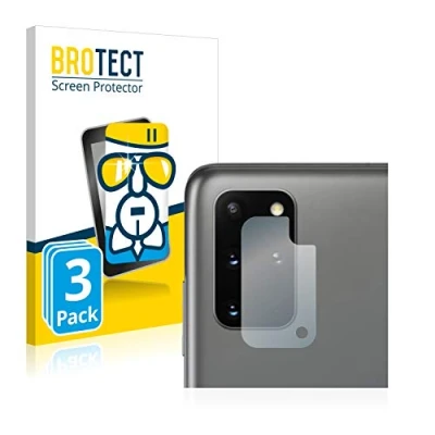 Abbildung von BROTECT Schutzglas für Samsung Galaxy S20 Plus 5G (NUR Kameraschutz) (3 Stück) Schutzfolie Panzer Folie Glas [Extrem Kratzfest 9H, Anti Fingerprint,